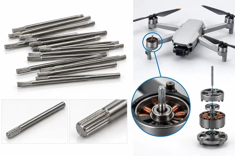 Precision shafts for drone motors